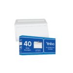 40CT P&S WHITE ENVELOPES #10