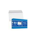 80CT P&S WHITE ENVELOPES #6 3/4