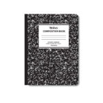 100CT COMPOSITION BOOK 9.75 X 7.5 WR BLACK