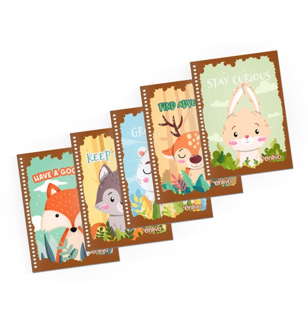 Enlivo Yarn Notebook - Woodland Design