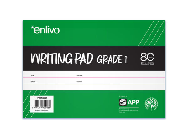 Enlivo Writing Pad Grades