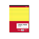 50 Ct. 8.5” X 11.75” Canary Letter Perforated Writing Pad (6/pack)