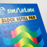 BLOCK REFILL WITH 2 HOLES MARGIN A4 200's
