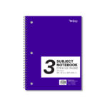3Sub Spiral Notebook 120Ct 10.5 x 8 WR