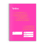 SPIRAL NOTEBOOK 80'S - CC PINK